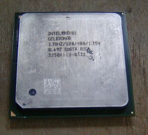 Intel Celeron Processor 1.70GHz 128/400 SL69Z COSTA RICA　CPU
