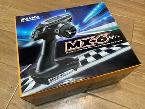 ☆SANWA サンワ★MX-6★2.4G RCプロポ 送信機、RX-391受信機セット！新品未使用品☆送料込み！ ラジコン フタバ タミヤ BL-SIGMA SRM-102Z