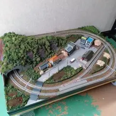 【特大サイズ】鉄道模型 Nゲージ 複線 ジオラマレイアウト 完成品