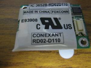 モデムカードIC:3652B-RD02D110 E93908 FOXCNN中古品