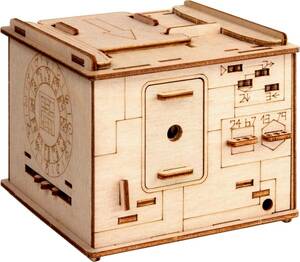 ESC WELT Space Box 立体パズルボックス クルーボックス 頭の体操木製パズル 秘密付き難解パ ーッド 脱出ゲーム 
