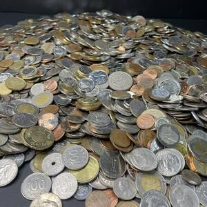 ◆MY0002　1円スタート　外国硬貨（約15kg）コイン　コレクション　大量　まとめ　硬貨　世界のコイン　