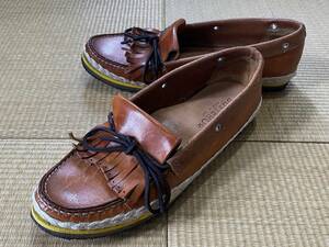 BUTTERO ブッテロ デッキシューズ size43.44 MADE IN ITALY イタリア製 クレープソール☆L.L.Bean Timberland クラークス