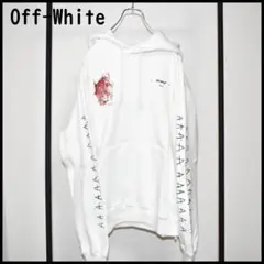 Off-White™ × バスキア限定コラボコレクション　フーディパーカー白