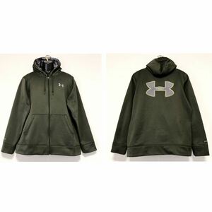 UNDER ARMOUR/アンダーアーマー☆ストーム☆スウェット/パーカー☆裏起毛/ジャケット/ジャージ/カーキー/大きめサイズ/XXL