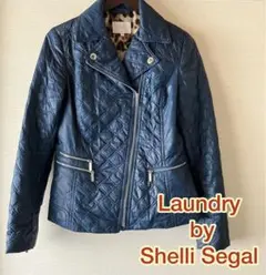 【Laundry by Shelli Segal 】ライダース　ブルー　US:S