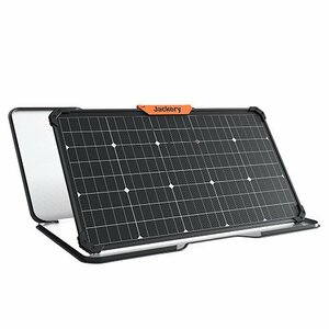 Jackery ソーラーパネル ８０ JS-80A 最大出力：80W 太陽光での発電に 両面発電ソーラーパネルで発電効率が25%アップしました。