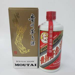 中国酒 貴州茅台酒 マオタイシュ 天女ラベル 500ml 38%VOL 961g 未開栓 