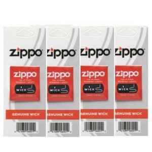 ZIPPO(ジッポ) 純正 ウィック 4パックセット US仕様品　