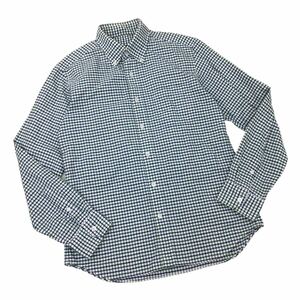 C324 SOPHNET. ソフネット ボタンダウン 長袖 シャツ カジュアルシャツ トップス メンズ M 青 緑 チェック コットン 綿 100% 日本製