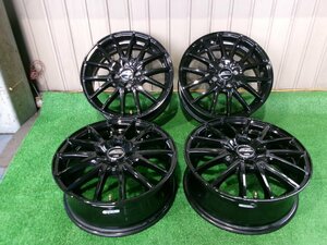 A-TECH　SCHNEDER　エーテック　シュナイダー　15インチアルミホイール　15X5.5J+43　4H　PCD100　4本セット　Y6.0469