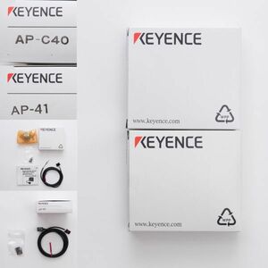 KEYENCE キーエンス AP-C40/AP-41 2点セット デジタル圧力センサ アンプユニット NPN 箱付き 未使用 現状品 H4472(0)