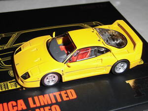 トミカリミテッドヴィンテージ　ネオ　１/６４ 　フェラーリ　F40　（黄）　TOMIKA LIMITED　VINTAGE　TLV-NEO　FERRARI　F40　新品購入品