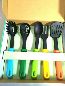 b88ih★1円スタート★NON TOUCH COOKING TOOL 5Pセット 調理器具 ツール #04Z2476