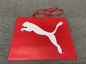 PUMA プーマ 紙袋 手提げ袋 ショッパー ショップ袋 ブランド 赤