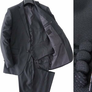新品 CERIMONIA 6WAY 3ピース スーツ A6(L) 黒 【J41097】 175-6D 春夏 2パンツ セットアップ メンズ スーツカンパニー