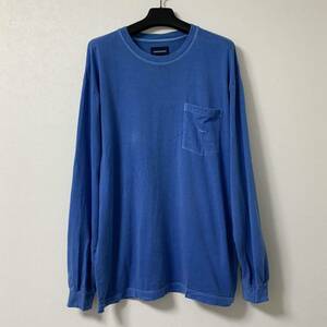 DESCENDANT ディセンダント CACHALOT TOP LS　CACHALOT 刺繍 ポケット オーバーサイズ ロングスリーブ Tシャツ 長袖 ロンT 1