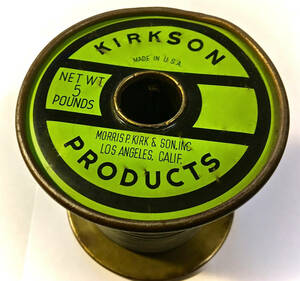 #425b_★KIRKSON Solid wire ハンダ_最高クラスの明瞭度と味わいある深み！Nassauを超える超絶音質 3,2mm_25cm切り売り