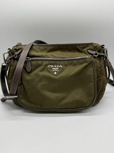 ★ PRADA / プラダ ショルダーバッグ ナイロン グリーン系 カーキ系 ブランド 中古品 0406A