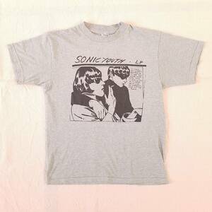 魅惑のバンドT特集! 90s『SONIC YOUTH(ソニック・ユース) / Goo』半袖Tシャツ anvilボディ 米国製 グレー サイズM～L相当／ロックT