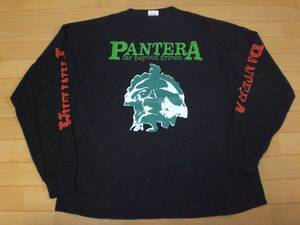当時物 90s PANTERA パンテラ ロンT Tシャツ SKID ROW GUNS N ROSES METALLICA WHITE ZOMBIE MEGADETH SLAYER TESTAMENT ANTHRAX NIRVANA