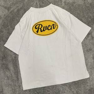 RVCA ルーカ Tシャツ 半袖カットソー サイズXL ホワイト 白 メンズ トップス 最落なし （S19）