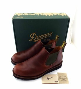 T3431〇Danner×Lightning/ダナー×ライトニング/コラボ KALAMA SIDEGORE LTNG/サイドゴア ショートブーツ D212212/ダークブラウン/USA8.5