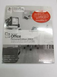 【新品・未開封】Microsoft Office Personal 2003 OEM版 DSP