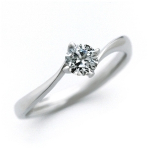婚約指輪 エンゲージリング ダイヤモンド 0.5カラット プラチナ 鑑定書付 0.50ct Dカラー VS1クラス 3EXカット GIA 22247-1909 HKER*0.5