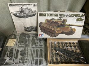 タミヤ プラモデル TAMIYA WEST GERMAN TANK + LEOPARD-A4 1/35ミリタリーミニチュアシリーズNO112 西ドイツレオパルドA4戦車