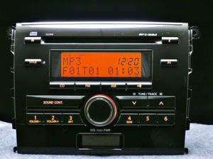 スズキ パレット純正 カーオーディオ MK21S 39101-82K00 PS-3055Q-A CD-R/MP3/WMA対応 管理記号23f6 送料無料 送料込み 早い者勝ち