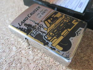 ZIPPO 『THE KING OF 4WD TOYOTA LAND CRUISER トヨタ ランドクルーザー 70系』1996年11月製造 オイルライター ジッポ 廃版激レア 未使用品