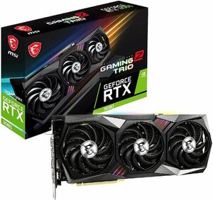 MSI GeForce RTX 3080 GAMING Z TRIO 10G LHR グラフィックスボード VD7792 2021/12~保証有