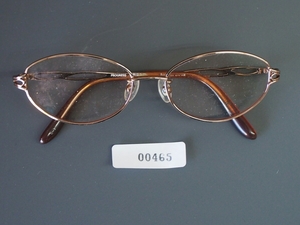 ヴィンテージ 中古品 プログレス 6812 チタン オーバル フルリム 眼鏡 メガネフレーム レンズ幅:52mm 鼻幅:16mm 幅:135mm 弦:130mm No.465