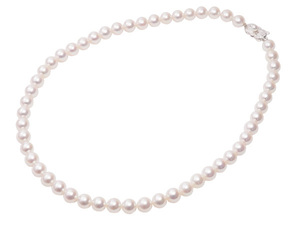 ◆ミウラ◆ミキモト MIKIMOTO パール/7.5mm～8mm ネックレス シルバー金具