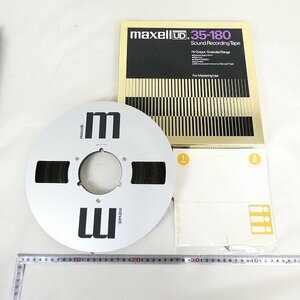 マクセル maxell オープンリールテープ メタルリール UD 35-180 サウンドレコーディング 10号 1100m オーディオ 録音済 現状品■DZ451s■