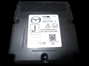 デミオ DJ DJ3FS DJ3AS DJ5FS DJ5FS D09J 57K30 A エアバッグ コンピューター ECU 修理します。保証付き。 エアーバック エアバック AB1854