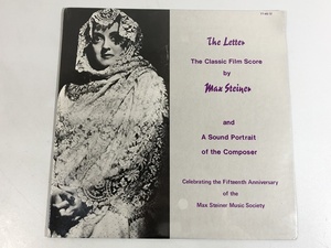 未開封 LP The Letter / Max Steiner TT-MS-12