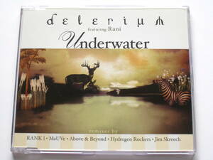 デレリアム／Underwater (ベルギー盤CD) ■ Above & Beyond / Rank 1 / MaUVe / Hydrogen / Jim Skreech / Delerium / Rani