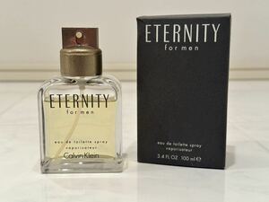 【即決も】カルバンクライン エタニティ フォーメン 箱付EDT・SP 100ml ETERNITY FOR MEN CALVIN KLEIN