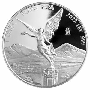 [保証書・カプセル付き] 2022年 (新品) メキシコ「リベルタッド」純銀 1オンス プルーフ 銀貨