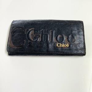 Chloe クロエ 長財布 財布 ブランド カード お札 小銭 コイン ブラック