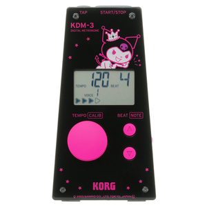 メトロノーム コルグ KORG KDM-3-KT クロミちゃん 大音量メトロノーム サンリオコラボモデル 電子メトロノーム 練習 ピアノ レッスン