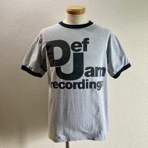 【SPECIAL】激レア Vintage Def Jam Records x Roc-A-Fella Records Ringer T-shirt リンガーTシャツ Rap Tee Hip Hop Jay-Z ヒップホップ
