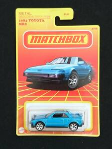 ★マッチボックス★ Target限定 1984 TOYOTA MR2 青メタ 右ハンドル ライトアップ トヨタ 1984 AW11 AW ターゲット 2022 (送料220円~)