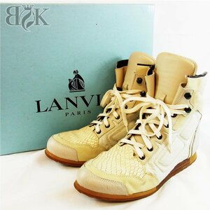 ランバン ハイカットシューズ 靴 記載サイズ：8 メンズ 箱付 LANVIN ■