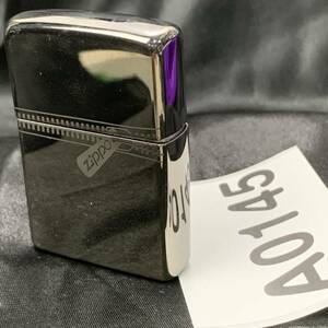 ZIPPO オイルライター　CANNED BOTTOM　ジップエフェクト ジッポー　2008年製　A0145