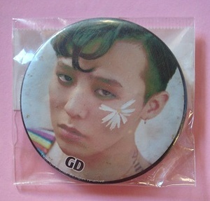 未使用　G-DRAGON from BIGBANG　ジヨン　缶バッジ　GD FLW