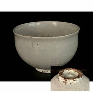 【寧】朝鮮美術 李朝時代 白磁 茶碗 抹茶碗 高麗青磁 