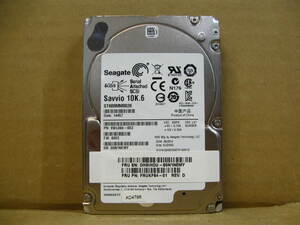 ▽SEAGATE ST600MM0026 600GB SAS2.0 6Gb/s 10krpm 2.5型 内蔵HDD 中古 Savvio 10K.6